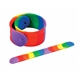 Rainbow slap bracelet
